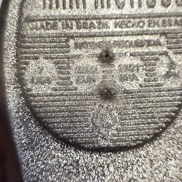 Mini Melissa Gray Glitter Cat Mary Jane shoes - Picture 10 of 10